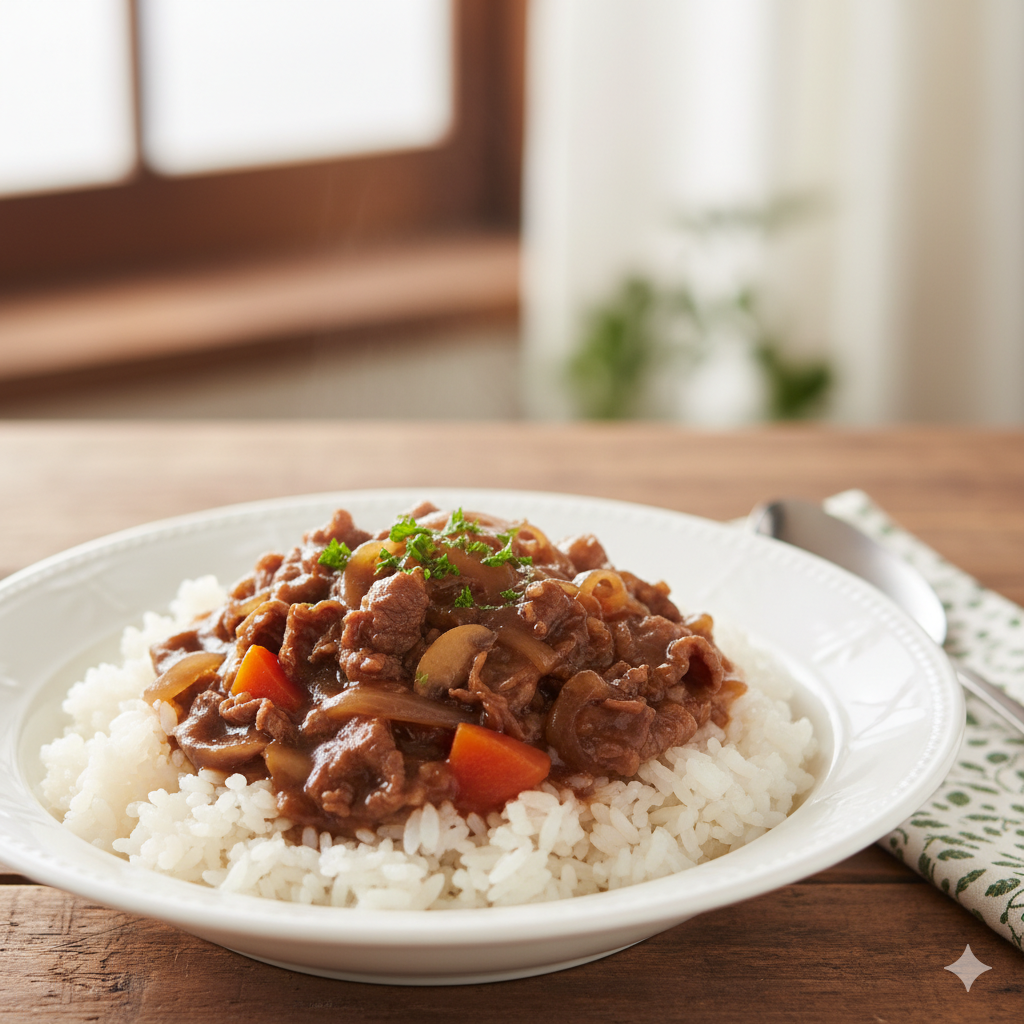 『ハヤシライスはいつだって正義だ。──トマト缶で作る“革命の一皿”』