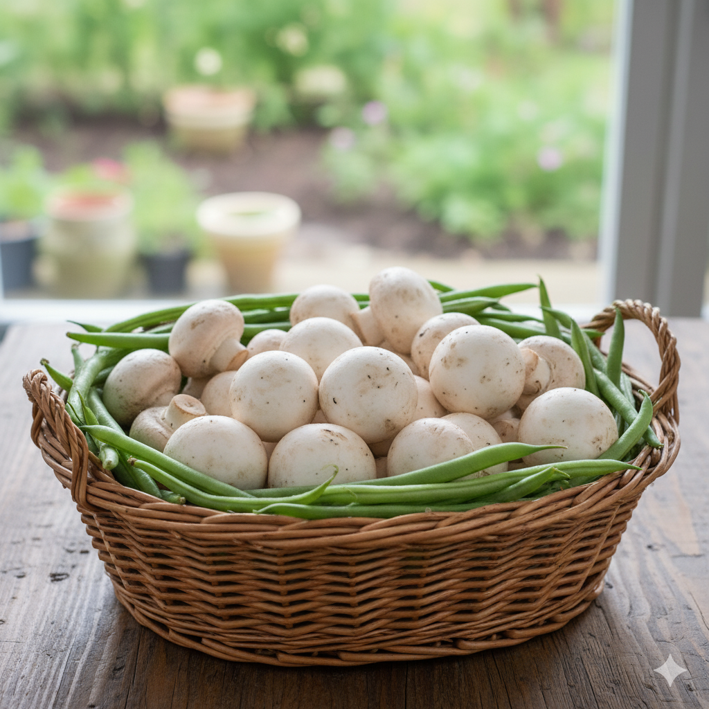 タサン志麻流|生マッシュルームとインゲンのサラダで食卓革命!